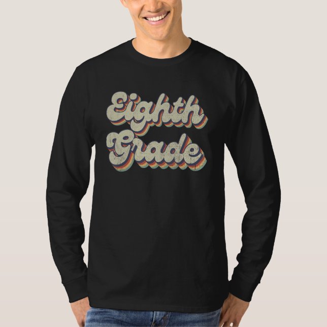 Camiseta Boho Rainbow  Teaching Eighth Grade Teacher (Frente)