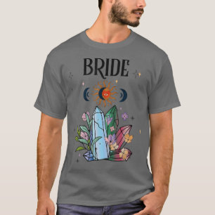 Camiseta Boho Retro Celestial Bachelorette Bride Bridesmaid