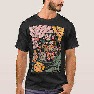 Camiseta Boho Retro Cristão Deixou na Água Homens Mulheres