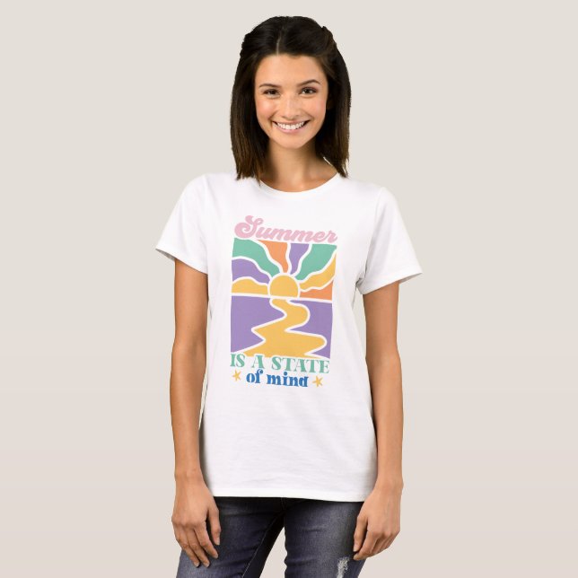 Camiseta Boho Retro Summer (Frente Completa)