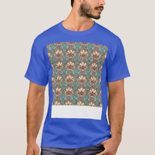 Camiseta Boho Seamless Pattern Bohemian Hippie Gypsy Flower