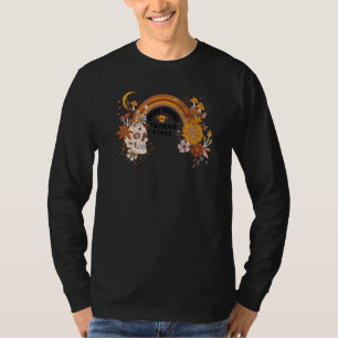 Camiseta Boho Skull Halloween Witchy Thick Thighs Au