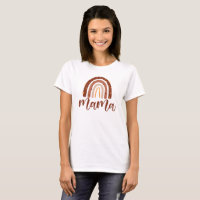Boho Terracotta Rainbow Mama