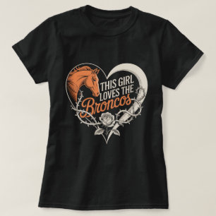 Camiseta Boho Western Bronco Cavalo & Lua Celestial Cowgirl