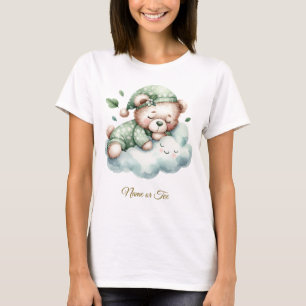 Camiseta Boho White Orchid Flor Blue Moon Elegant Women