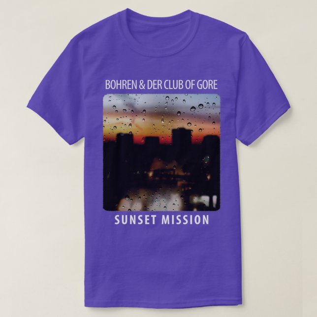 Camiseta Bohren amp Der Club Of Gore Sunset Mission Jazz Am (Frente do Design)