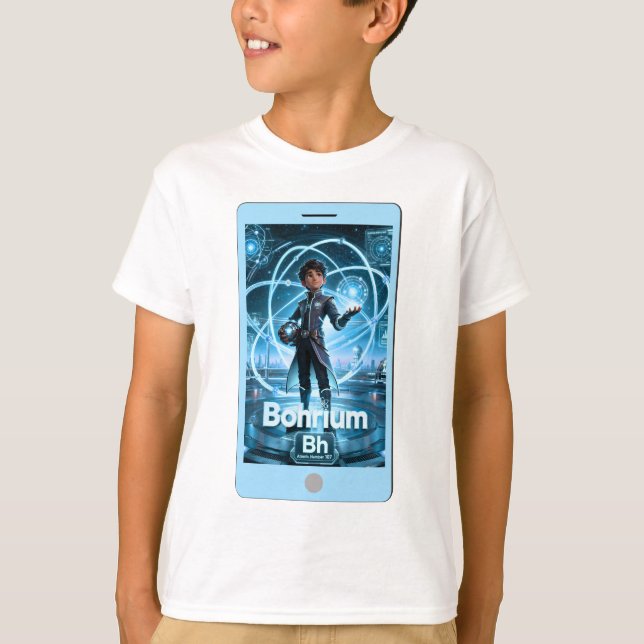 Camiseta Bóhrio (Bh) – Coleção ATOMIVRA™ (Frente)