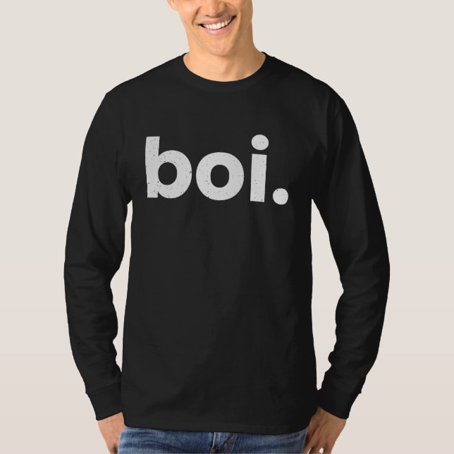 Camiseta BOI Boise Idaho Airport Code List BOI (Frente)