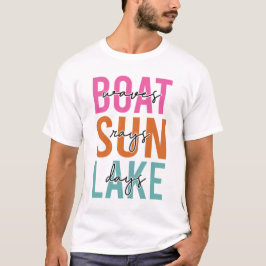 Camiseta Boi Onda Sol Rays Lake Day Retro