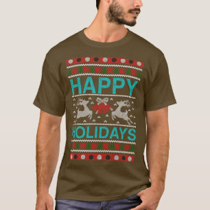 Camiseta Boia de natal feia e feliz