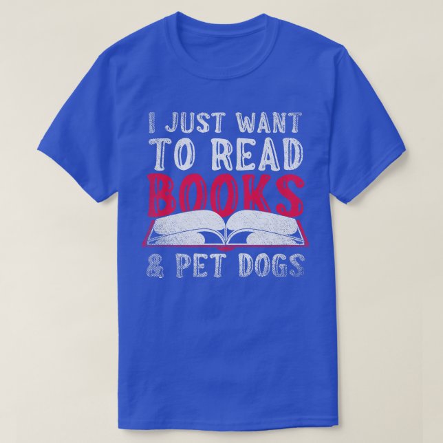 Camiseta Boião Bibliotecário do Livro Nerd Cão Pets de Love (Frente do Design)