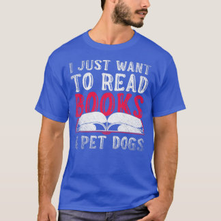Camiseta Boião Bibliotecário do Livro Nerd Cão Pets de Love