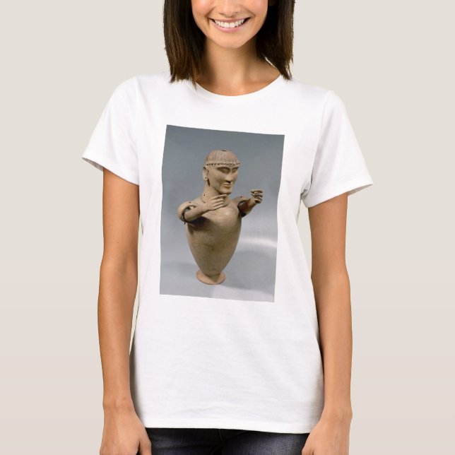Camiseta Boião canótico com braços móveis (argila) (Frente)