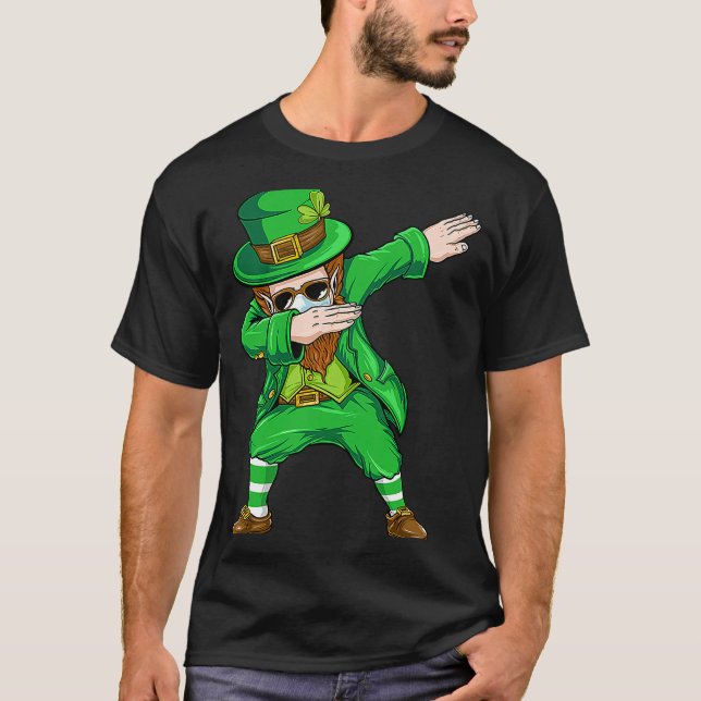 Camiseta Boias de Dia de São Patrício de máscara de rosto d (Frente)
