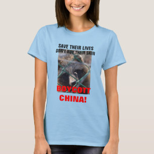 CAMISETA BOICOTE CHINA