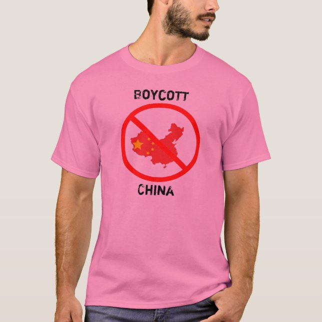 Camiseta Boicote China (Frente)