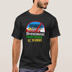 Camiseta Boicote desinvestimento sancionar produtos israele