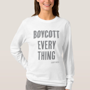 Camiseta Boicote tudo (exceto bacon)