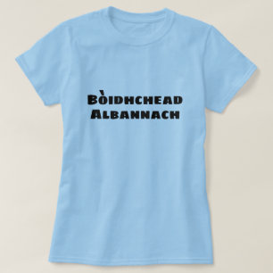 Camiseta Bòidhchead Alban, gaélico escocês