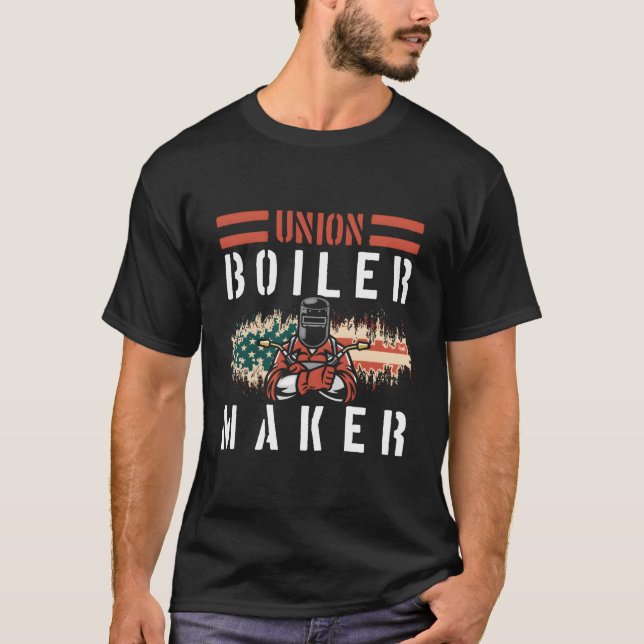 Camiseta Boiler Maker Boilermaker Union Boilermaker (Frente)