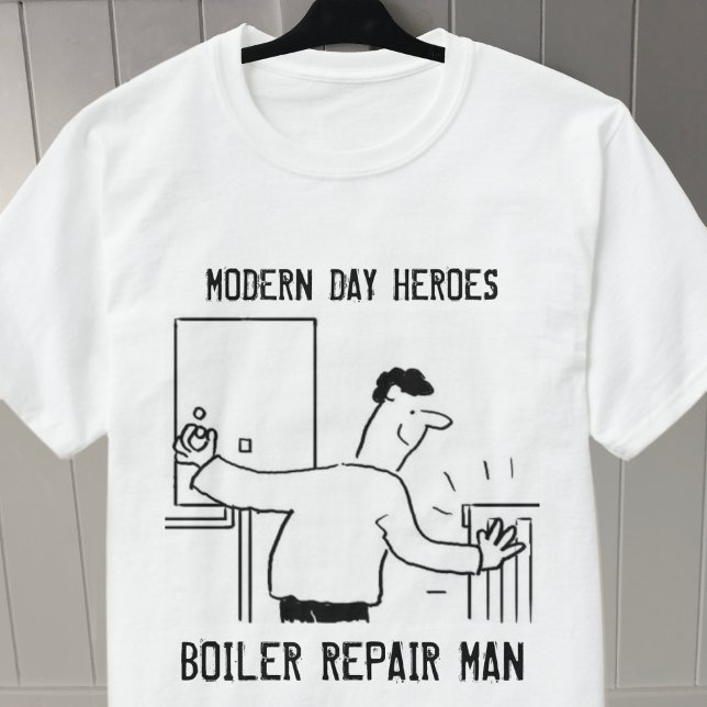 Camiseta Boiler Repair Man (Criador carregado)