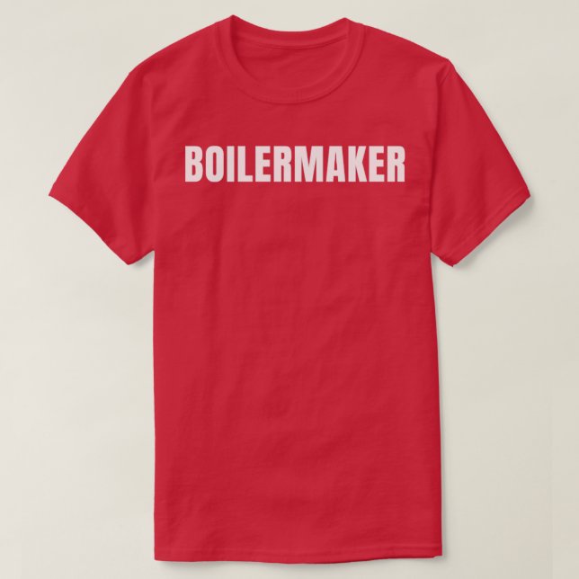Camiseta Boilermaker Funny Job Profissão De Cargo Aniversár (Frente do Design)