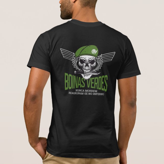 Camiseta Boinas Verdes Portuguesas (Verso)