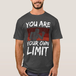 Camiseta Boing Sport Saying You Are Your Limit Mindset frie