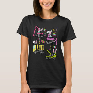 Camiseta Bois Dia da Páscoa, Construção de Caminhão de Carr