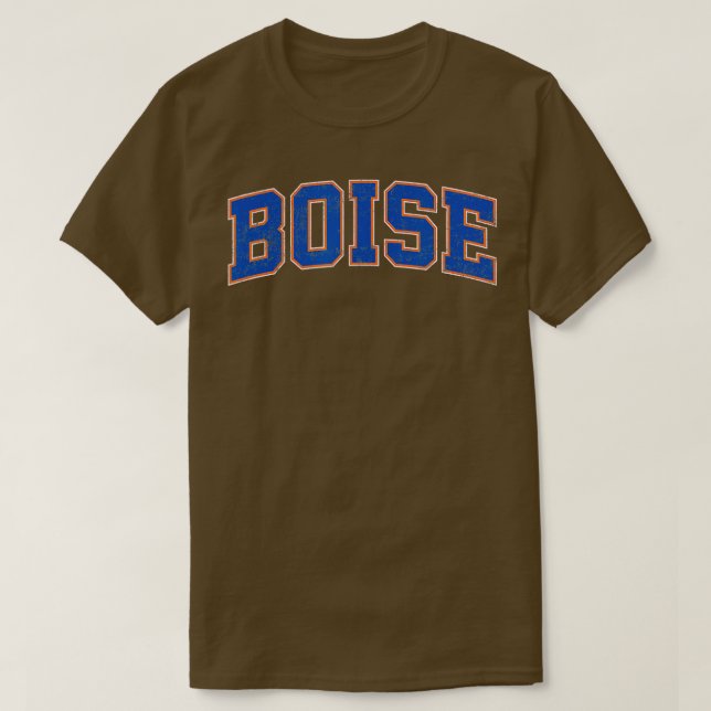 Camiseta Boise Idaho ID Vintage Athletic Sports  (Frente do Design)