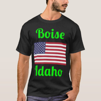 Camiseta Boise Idaho Na moda Impressões1