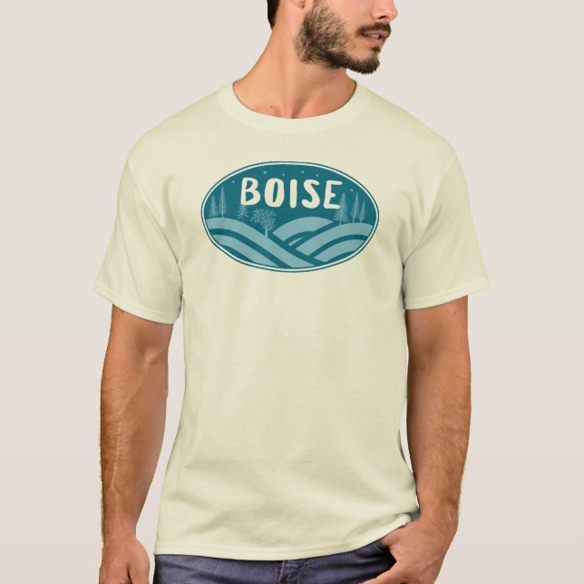 Camiseta Boise Idaho no Exterior (Frente)
