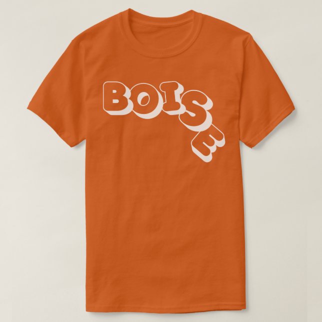Camiseta Boise Idaho TShirt 18 (Frente do Design)