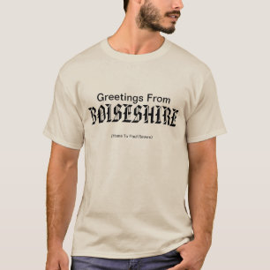 Camiseta Boiseshire dá-lhe boas-vindas