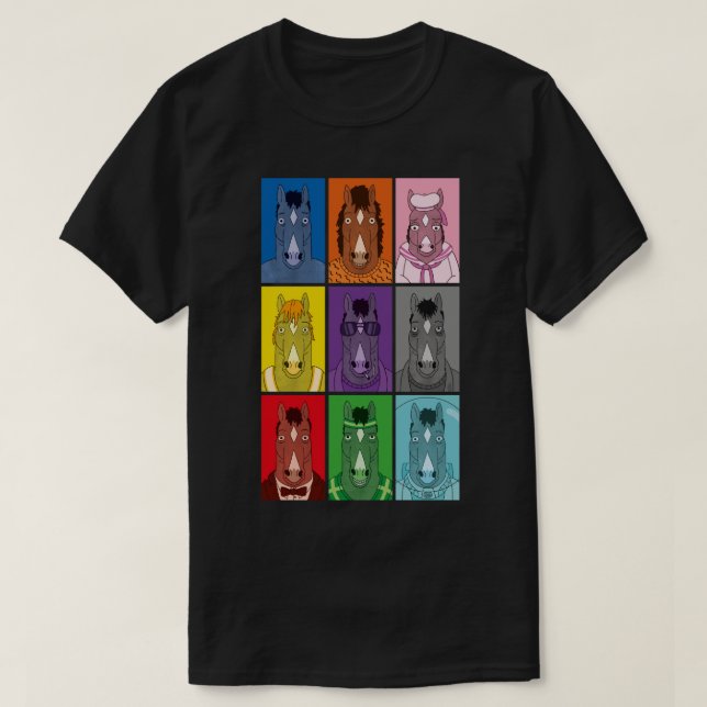 Camiseta Bojack Horseman Cors (Frente do Design)