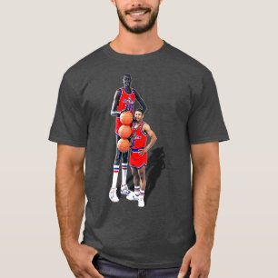 Camiseta Bol and Bogues Retro 90s Bullets Design de basquet