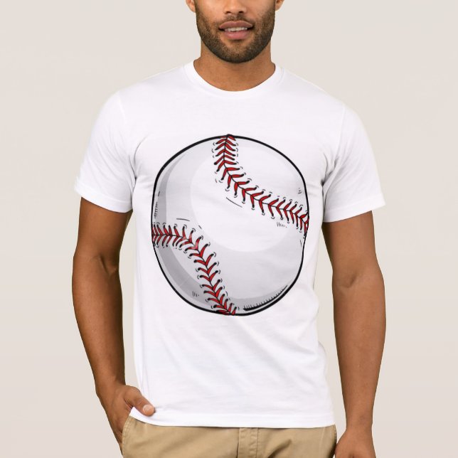 Camiseta Bola 1 do basebol (Frente)