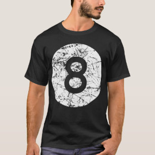 Camiseta Bola 8 bolas/oito - resistida