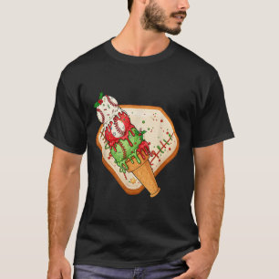 Camiseta Bola Base Dobra Engraçada Esporte Natal Matriz Bas