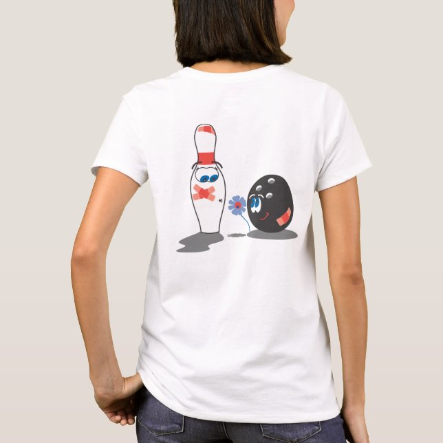 Camiseta Bola de Amor e Pino da boliche (Verso)