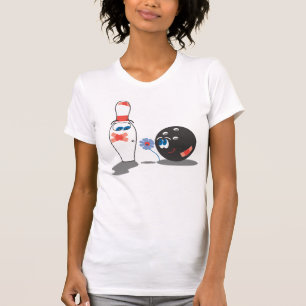 Camiseta Bola de Amor e Pino da boliche