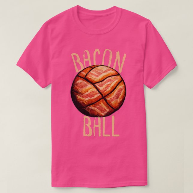 Camiseta Bola de Bacon - Basquete Funcional (Frente do Design)