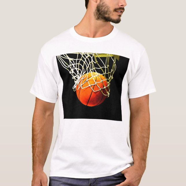 Camiseta Bola de Basquete (Frente)