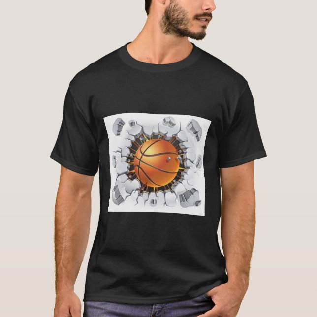 Camiseta Bola de Basquete 1 (Frente)