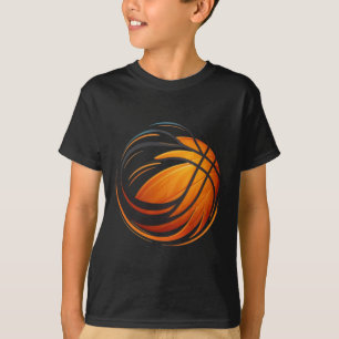 Camiseta Bola De Basquete Com Linhas