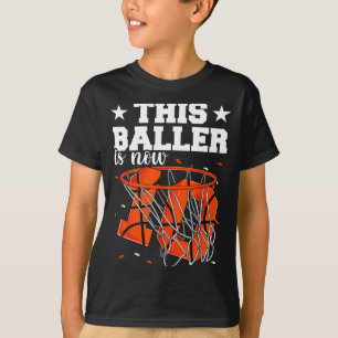 Camiseta Bola de Basquete para Meninos de 10 Anos de Aniver