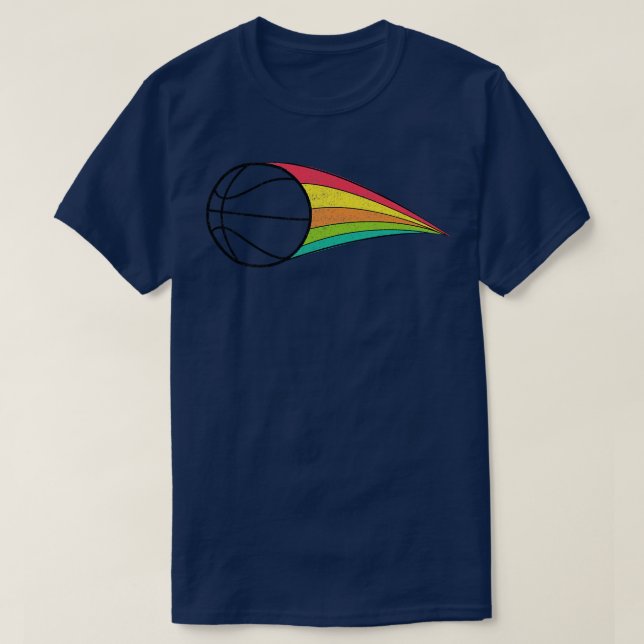 Camiseta bola de basquetebol (Frente do Design)