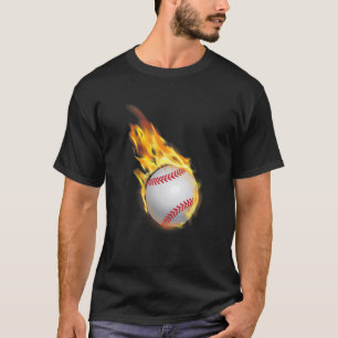 Camiseta Bola De Beisebol Lançada A Partir De Um Ladrão