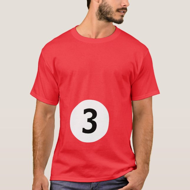 Camiseta Bola de bilhar 3 (Frente)