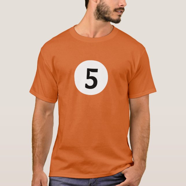 Camiseta Bola de bilhar 5 (Frente)